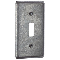 ABB 58-C-30 Steel-City 58C30 Steel Utility Device Cover, 4 x 2-1/8, 1/4 Raised, Toggle Switch