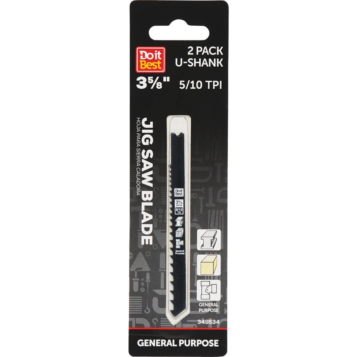 BSC PREFERRED Bsc Preferred QJDIB-JSU-012 Jigsaw Blade Set 2 Pack