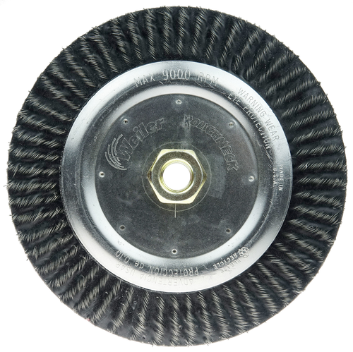 WEILER Weiler 35600 Roughneck Polyflex Encapsulated Wheel Brush 7 in (5/8-11 Arbor)
