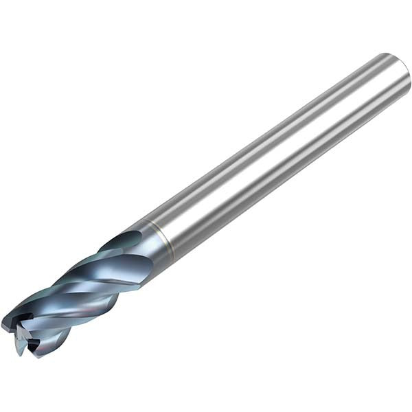 SECO TOOLS Seco 10008541 Corner Radius End Mill 1/4 in 4 Flute Carbide