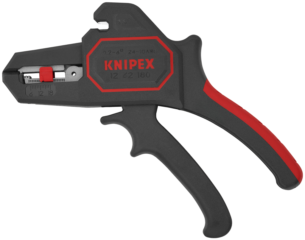 Knipex 1262180 7-1/4 in Wire Stripper 24 to 10 AWG