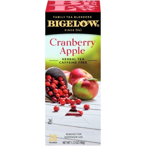 BIGELOW Bigelow BTC10400 Cranberry Apple Herbal Tea Box 28