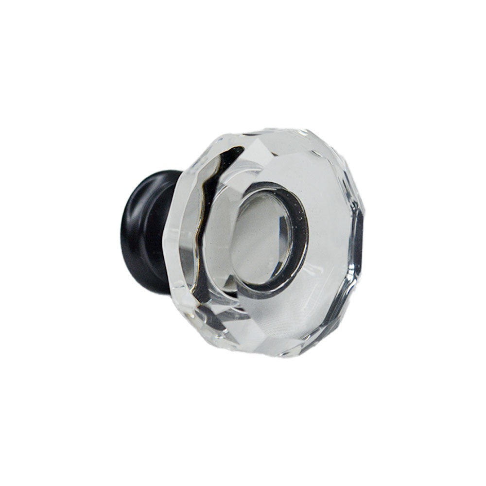 EMTEK Emtek 86571US10B Lowell Glass Cabinet Knob Oil Rubbed Bronze
