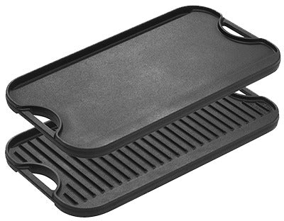 LODGE Lodge Mfg LPGI3 Cast Iron Reversible Griddle 20 Inches