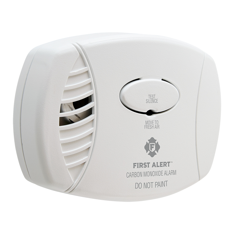 BRK CO605B Carbon Monoxide Alarm 120 VAC with 9V Battery Backup