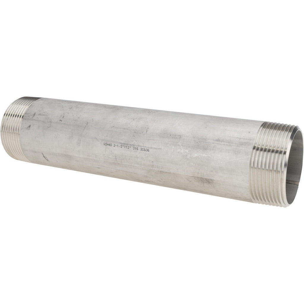 VALUE COLLECTION Value Collection 6BN21/2X12 Ss Pipe Nipple Sch 40 Npt