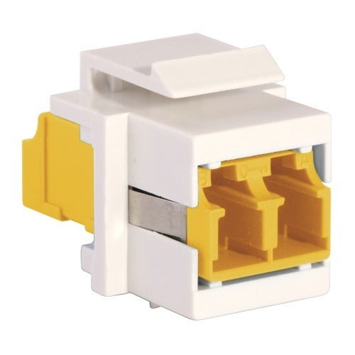 HUBBELL Hubbell Premise Wiring SFFLCYEI Fiber Lc Duplex Insert
