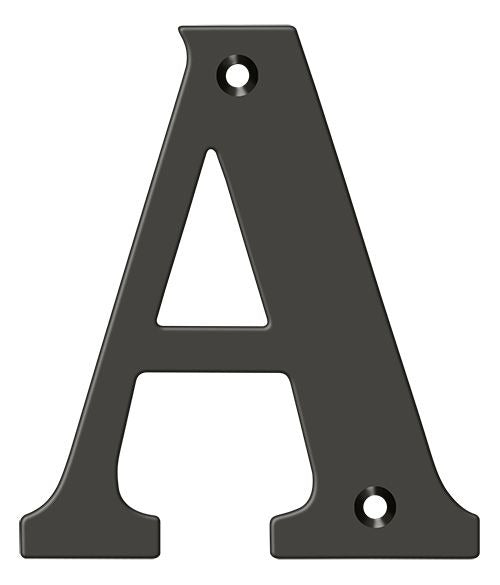 DELTANA Deltana RL4A-10B Residential Letter a Oil Rubbed Bronze