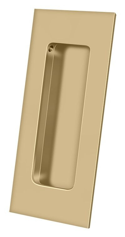 DELTANA Deltana FP40U4 Rectangular Flush Pull Satin Brass