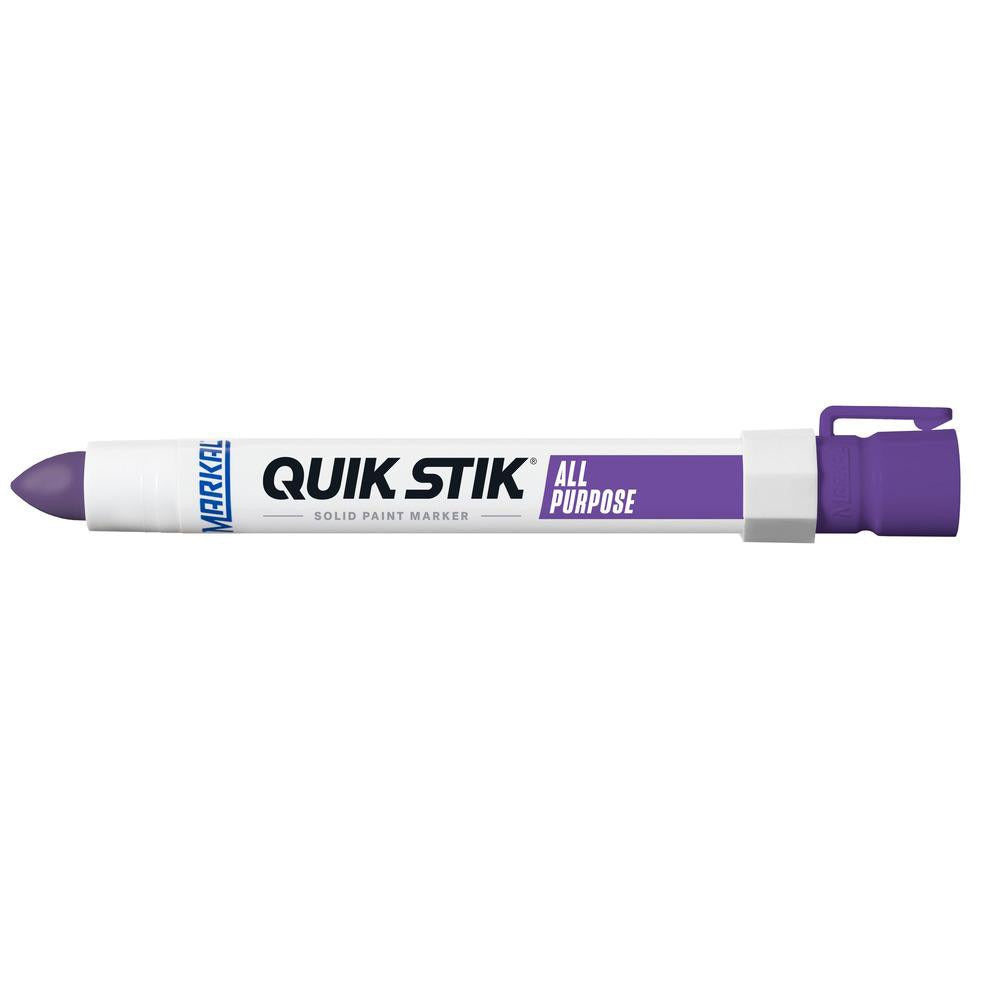 MILWAUKEE Markal 61073 Solid Paint Marker Round Tip Purple