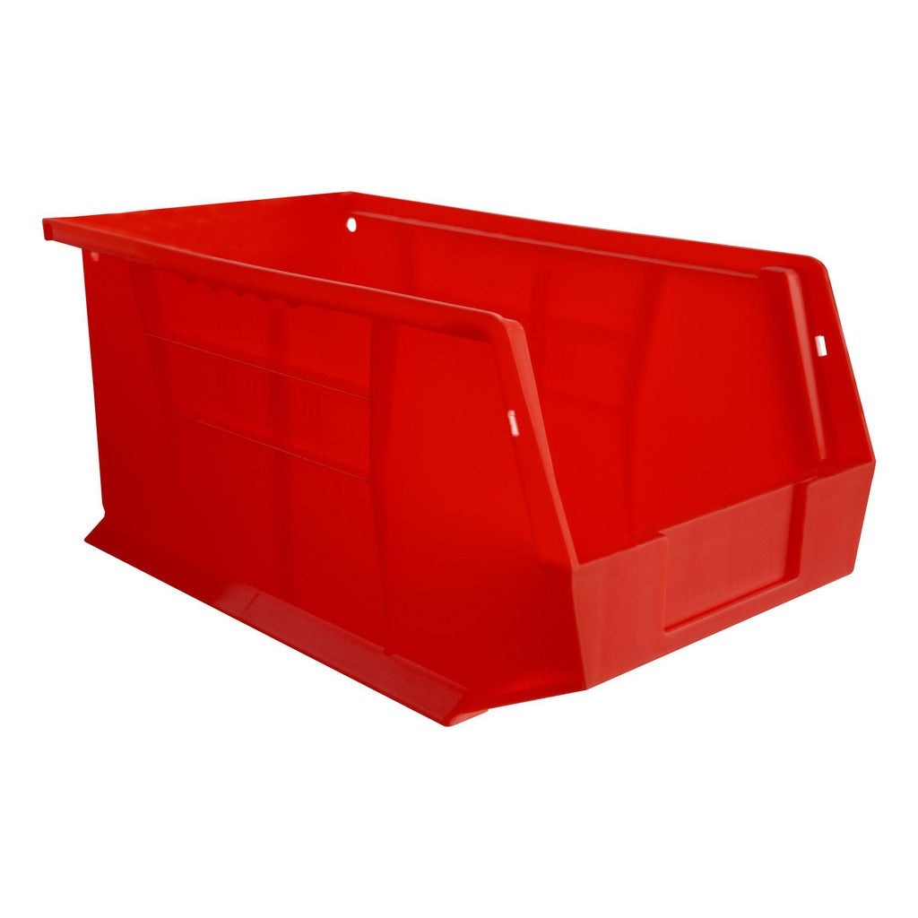 DURHAM MFG Durham PB30240-17 Plastic Hang Stack Bin Red