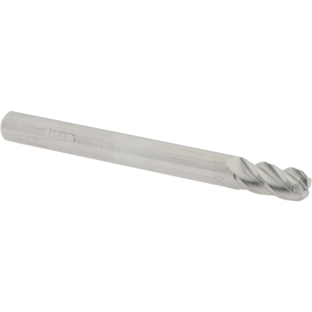 ACCUPRO Accupro 12182760 Corner Radius End Mill 3/16in 4 Flute