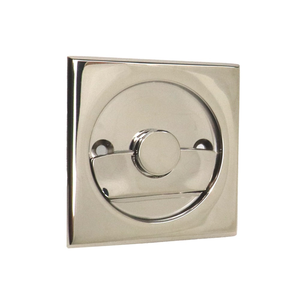 EMTEK Emtek 2135US14 Square Privacy Pocket Door Tubular Lock Polished Nickel