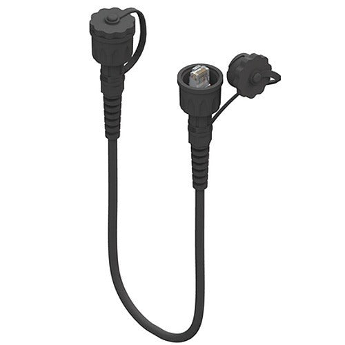 BELDEN Belden Inc. E604001010S1 IP67 Cat6 Cordset 1M Black