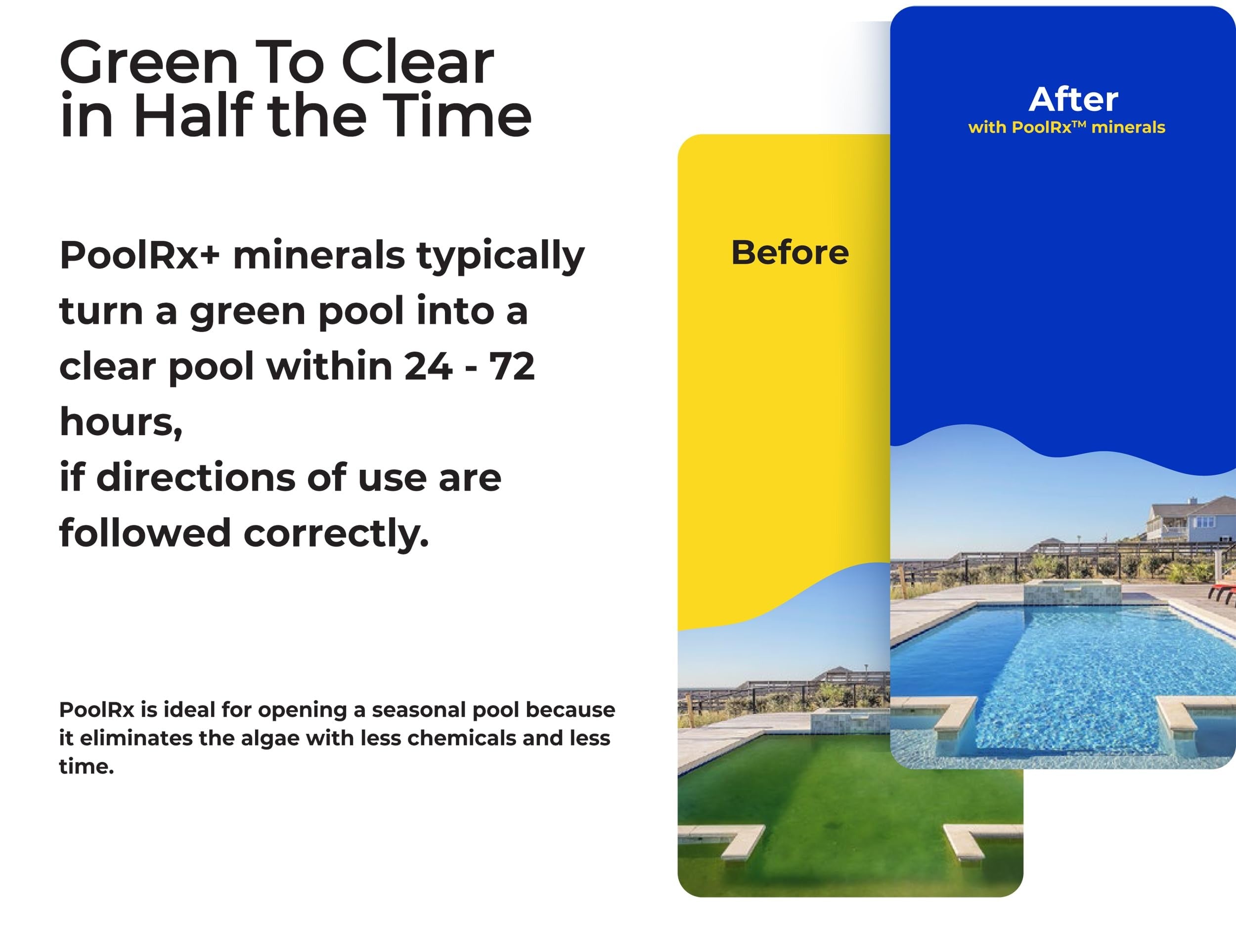 POOLRX Poolrx 331066 Pool Algae Eliminator 20k-30k Gallon