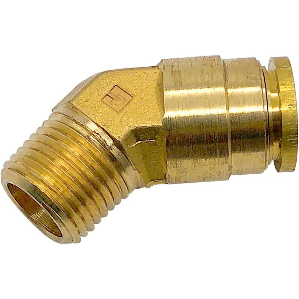 PARKER Parker 179PTCNS-8-6 45 Male Elbow 1/2 Od 3/8 Npt Brass