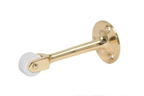 IVES Ives RB4713 Straight Roller Bumper 4.5 Inches Bright Brass
