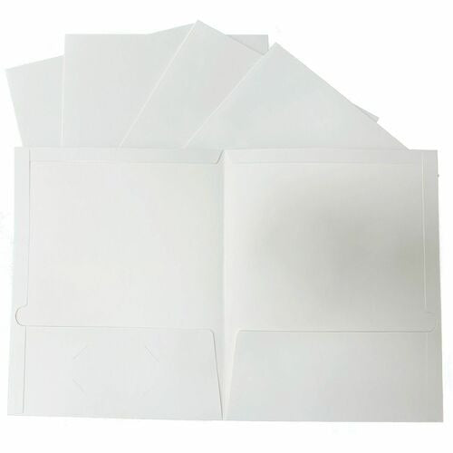 BUSINESS SOURCE Business Source BSN44424 Two-pocket Folder Box of 25