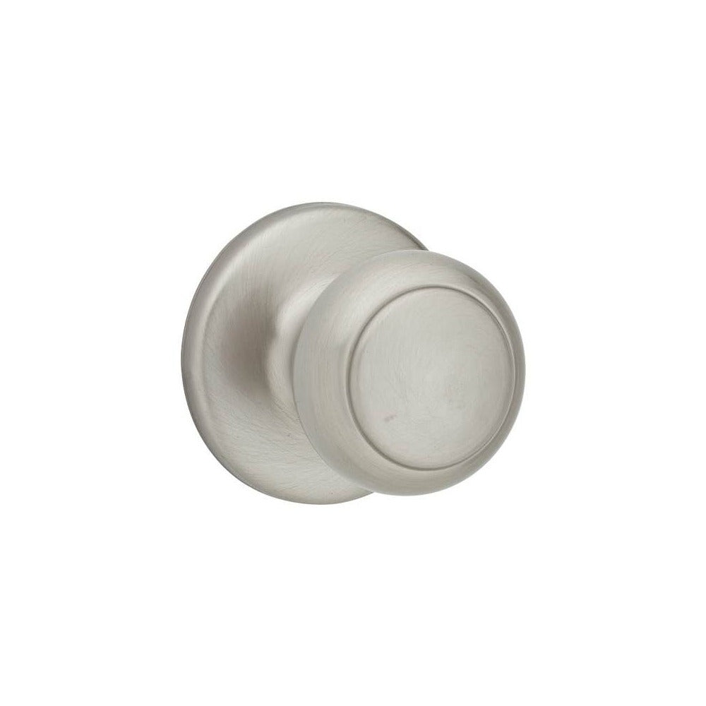 KWIKSET Kwikset 200CV-15 Cove Knob Passage Lock Satin Nickel