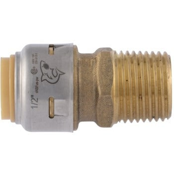 CASH-ACME Cash-Acme UR120A SharkBite Max MNPT Connector 1/2 in x 1/2 in