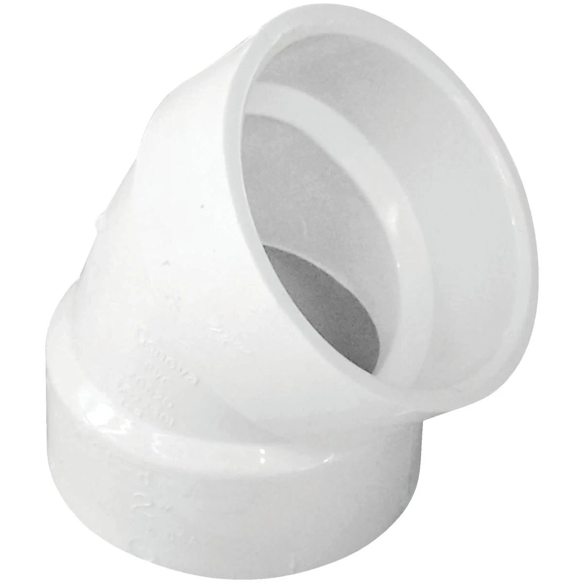 IPEX Ipex 192522P Canplas 2 In. Hub x Hub Schedule 40 45 Deg Short Radius Dwv Pvc Elbow (45 Deg)