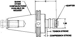 PARLEC Parlec S10-20TA5 Tapping Chuck Straight Shank