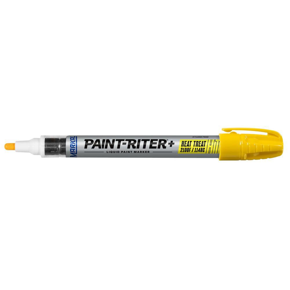 MILWAUKEE Markal 97302 Liquid Paint Marker Bullet Tip Yellow