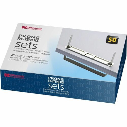 OFFICEMATE Officemate OIC99852 Prong Fastener Set Box of 50