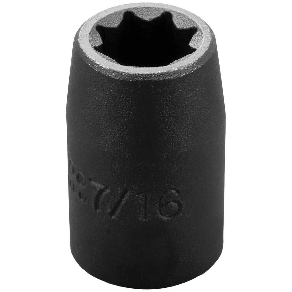 PROTO Proto J7414S Impact Socket 1/2 in Drive 7/16 in 8-point