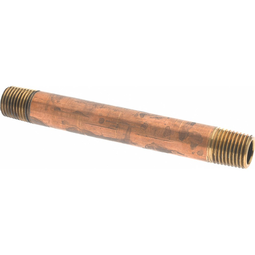 MERIT BRASS Merit Brass 2004-400BSPT Brass Pipe Nipple 1/4 Bspt 4 in