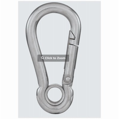 NATIONAL HARDWARE National Hardware N100-359 Ss Spring Snap 3-1/8 in 400 Lb 3-pack