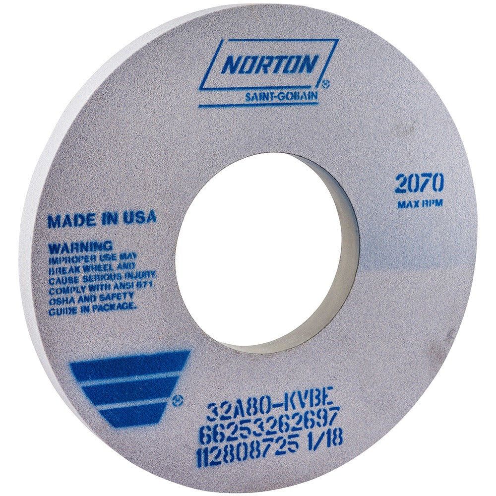 NORTON Norton 66253262697 Surface Grinding Wheel 80 Grit 12in