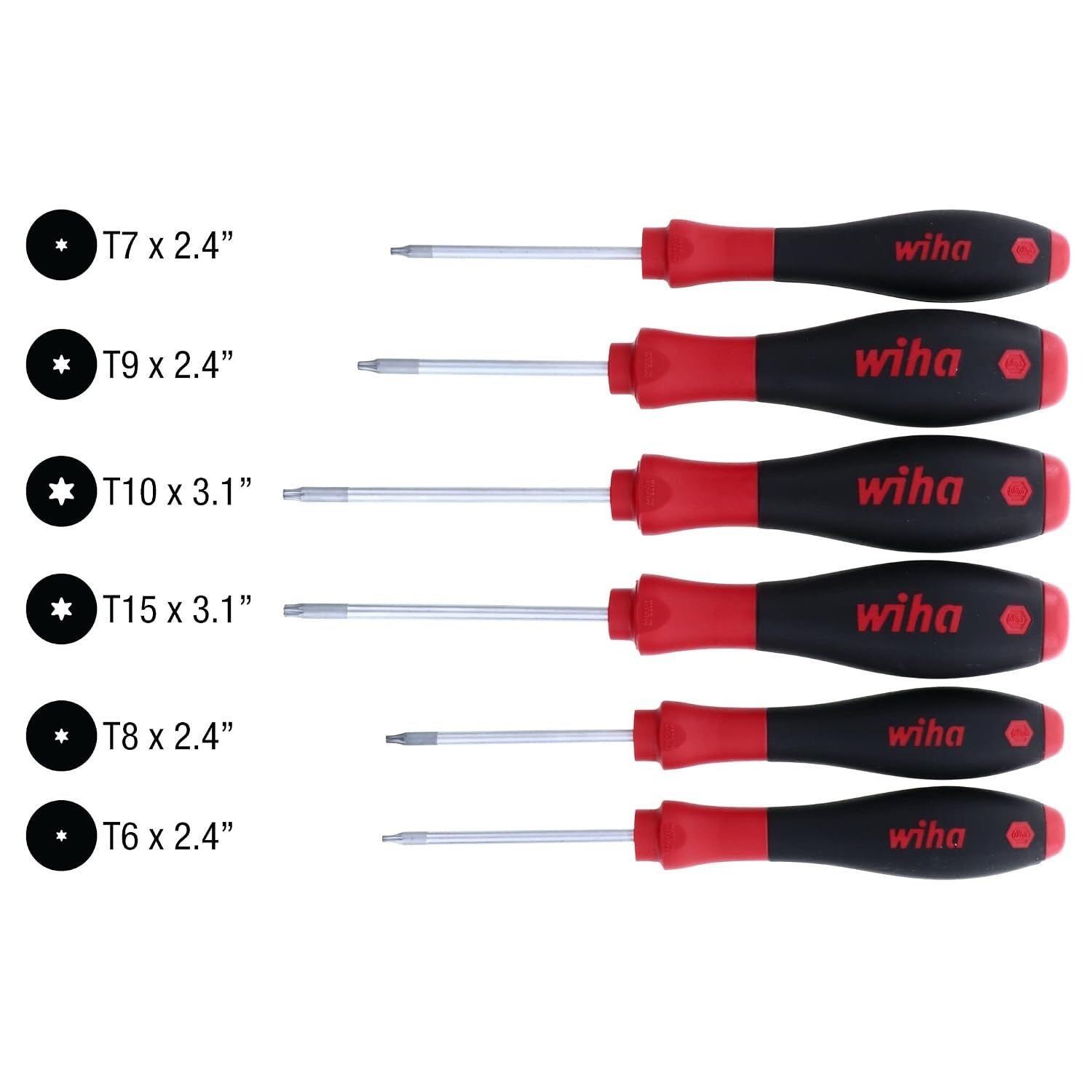 WIHA Wiha 36291 Torx Screwdriver Set (6 Piece)