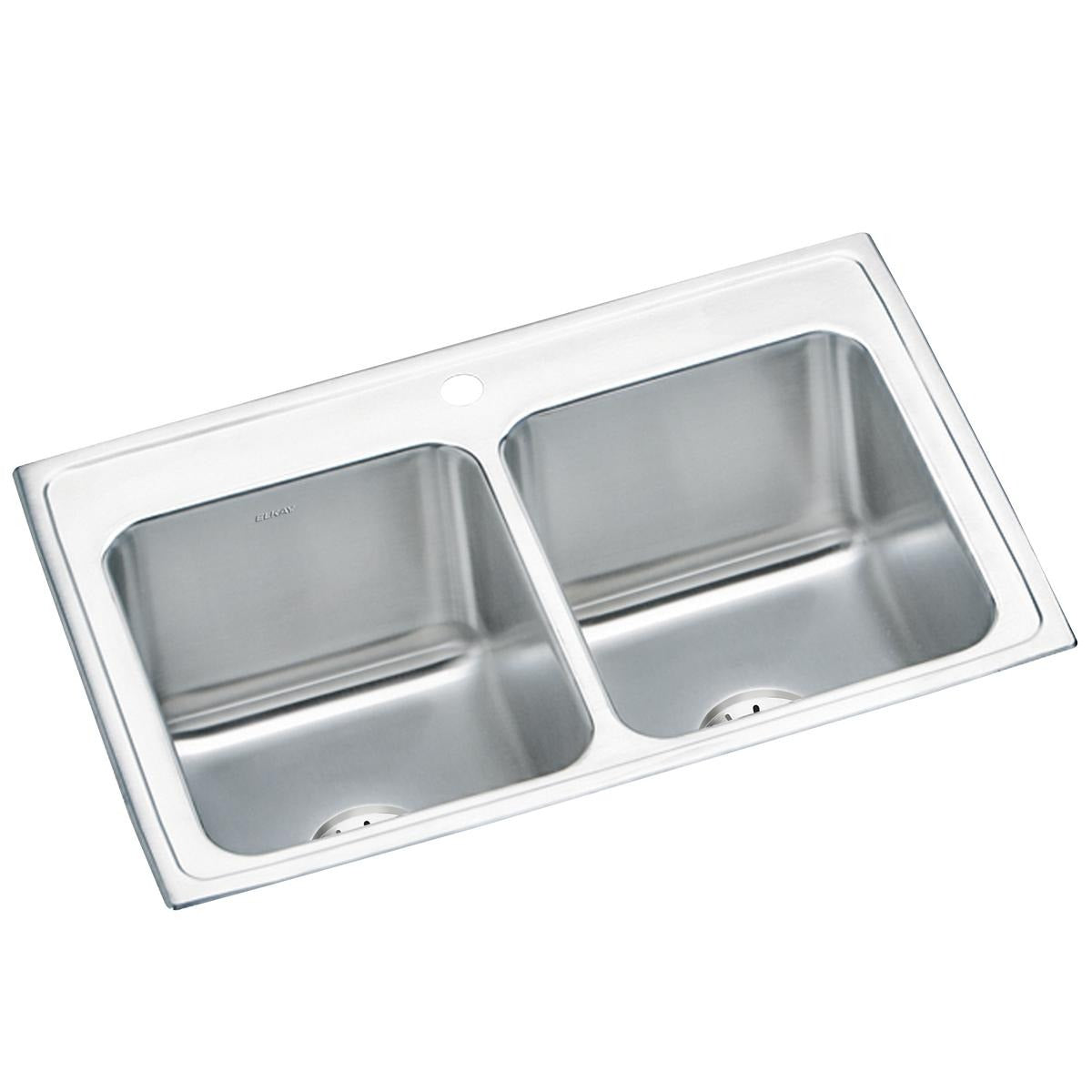 BSC PREFERRED Bsc Preferred DLR332210PD1 Double Bowl Drop-in Sink