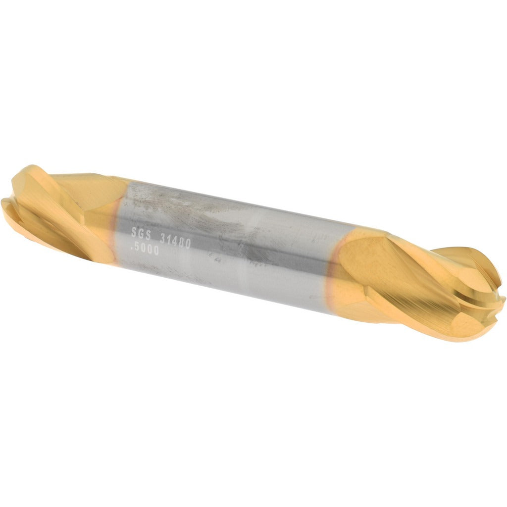 KYOCERA SGS PRECISION TOOLS Kyocera Sgs 31480 Ball End Mill 0.5in 4 Flute Solid Carbide