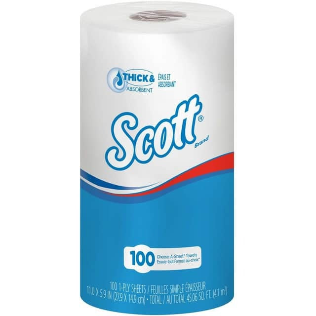 KIMBERLY-CLARK Kimberly-Clark KCC47031 Scott Choose-A-Sheet kitchen roll towels (24 roll pack / 102 sheets per roll) 47031