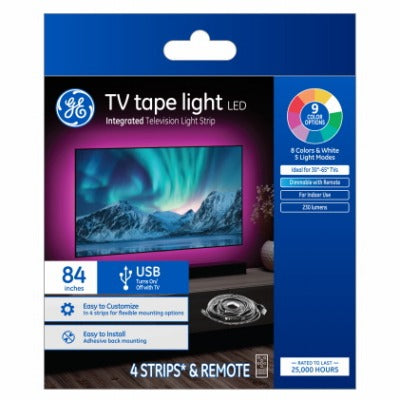 GE G E Lighting 93129122 Led Tv Strip 84in 2700K Usb