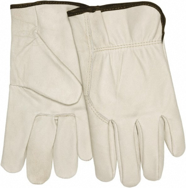 MCR SAFETY Mcr Safety 3214M Cowhide Work Gloves No Liner Large