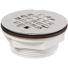 B&K 133-102 Self Seal Shower Drains 4-1/2 in Nominal Threaded Connection 2 in Grid Stainless Steel Grid PVC Drain