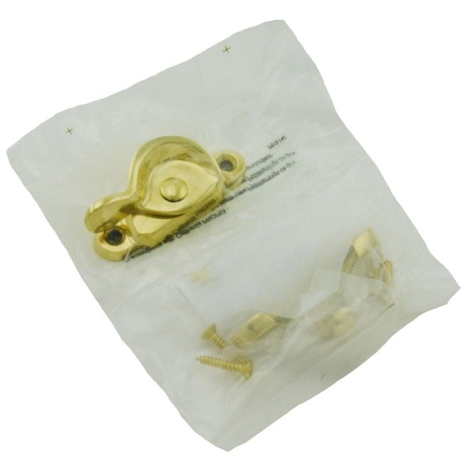 IVES Ives 07B3 Solid Brass Window Lock Bright Brass