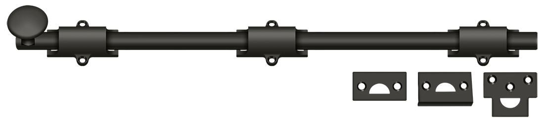 DELTANA Deltana 18SB10B Surface Bolt Heavy Duty Oil Rubbed Bronze