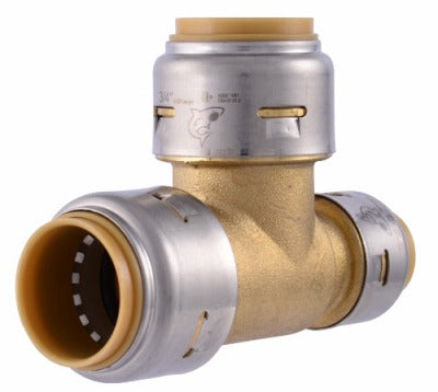 SHARKBITE Sharkbite U444LFA Push-fit Reducing Tee 3/4x1/2x3/4 Lead Free