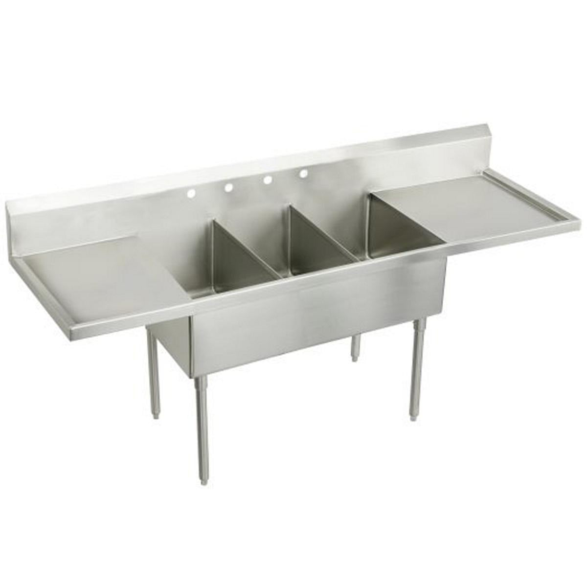 BSC PREFERRED Bsc Preferred WNSF8354LR4 Triple Compartment Scullery Sink