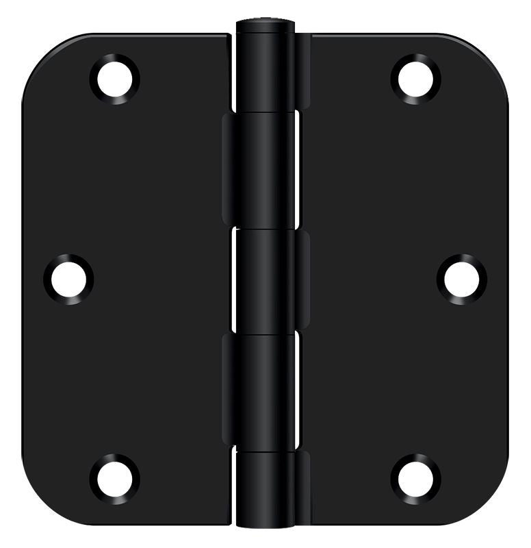 DELTANA Deltana S35R51B Radius Corner Door Hinge Flat Black