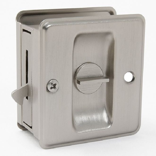 IVES Ives 991A26D Privacy Sliding Door Pull Satin Chrome