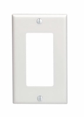 LEVITON Leviton Mfg Co 122-80401-0NW Gfi Nylon Wall Plate