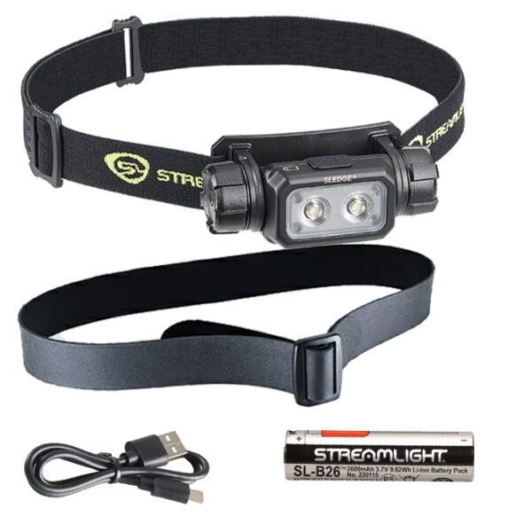 STREAMLIGHT Streamlight 89019 Sledge Flood Headlamp 1000 Lumens (Includes SL-B26 Battery)