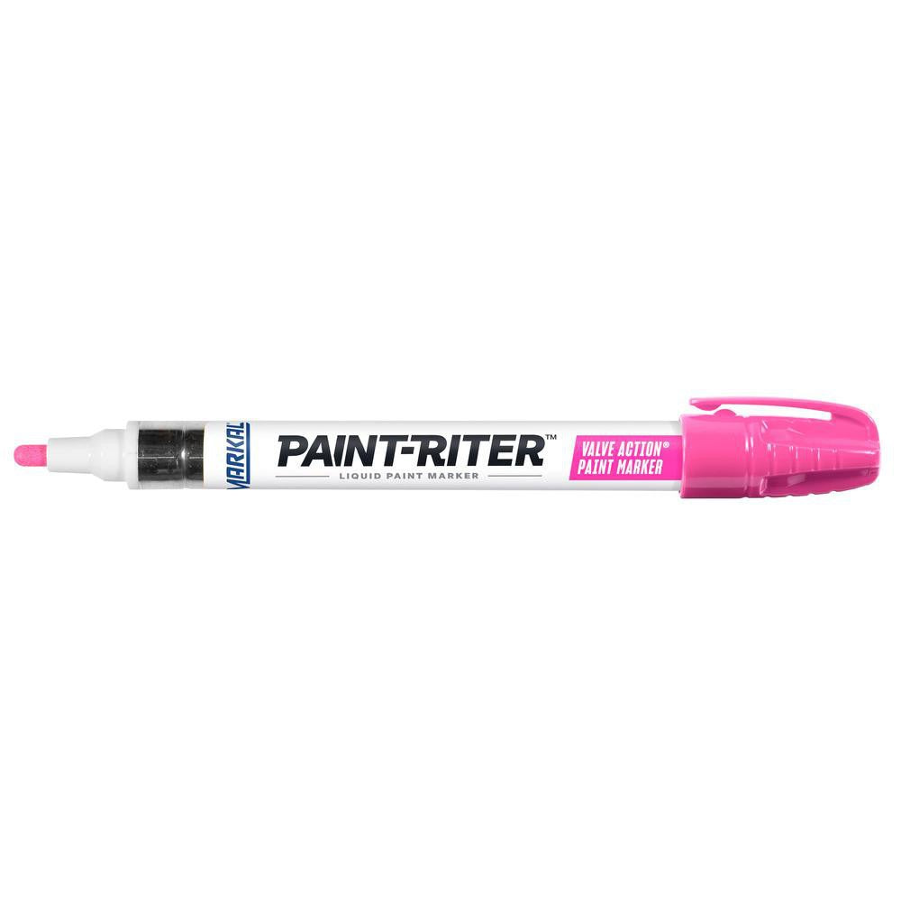 MILWAUKEE Markal 97053 Liquid Paint Marker Fluorescent Pink