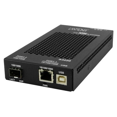 LANTRONIX Transition Networks S3221-1040-NA Dual Sfp Media Converter
