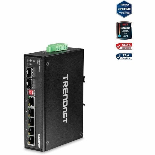 TRENDNET Trendnet TI-G62 6-port Industrial Gigabit Switch